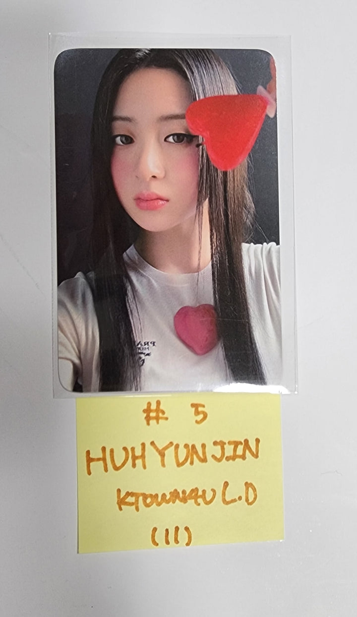 LE SSERAFIM "UNFORGIVEN" - Ktown4U Lucky Draw Photocards, Drink Event Printed Photo - HALLYUSUPERSTORE