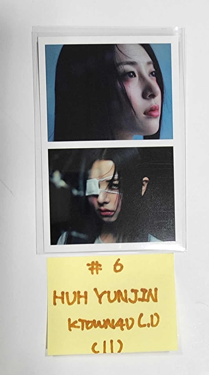 LE SSERAFIM "UNFORGIVEN" - Ktown4U Lucky Draw Photocards, Drink Event Printed Photo - HALLYUSUPERSTORE