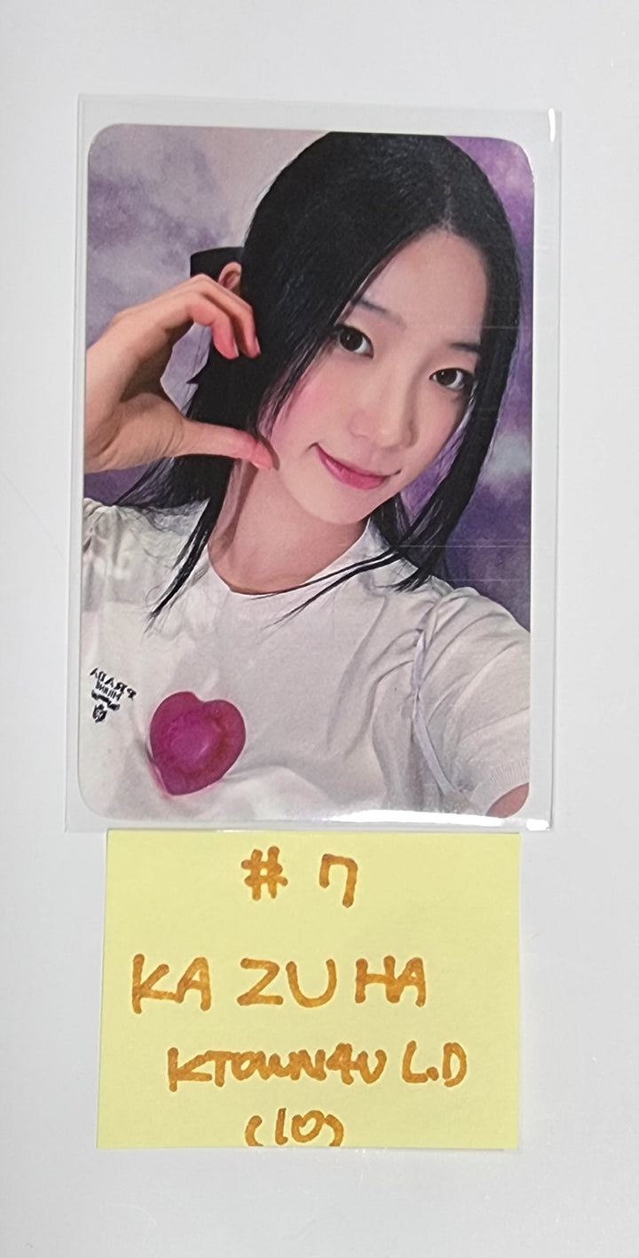 LE SSERAFIM "UNFORGIVEN" - Ktown4U Lucky Draw Photocards, Drink Event Printed Photo - HALLYUSUPERSTORE