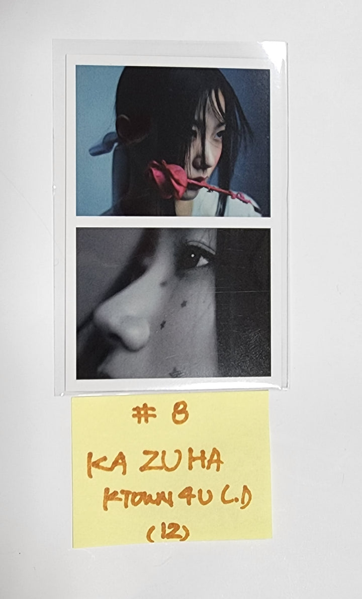 LE SSERAFIM "UNFORGIVEN" - Ktown4U Lucky Draw Photocards, Drink Event Printed Photo - HALLYUSUPERSTORE