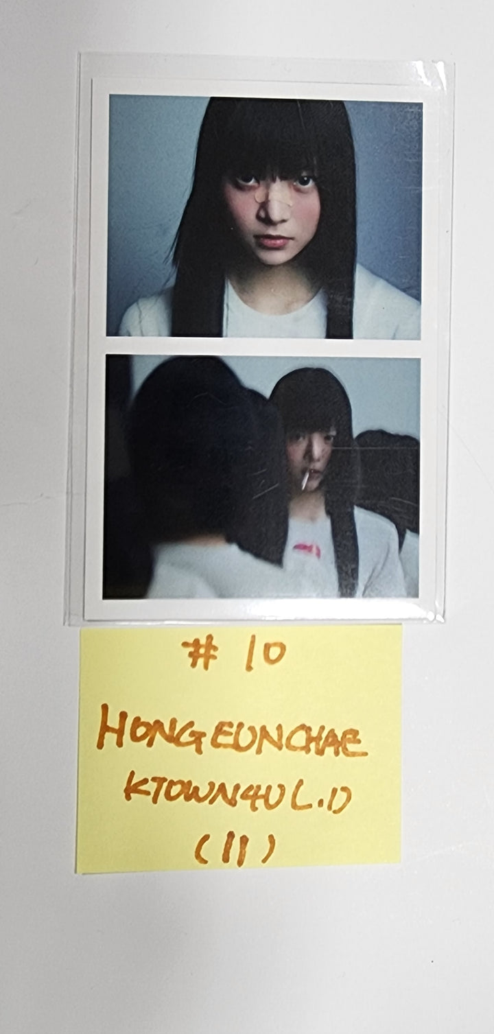 LE SSERAFIM "UNFORGIVEN" - Ktown4U Lucky Draw Photocards, Drink Event Printed Photo - HALLYUSUPERSTORE