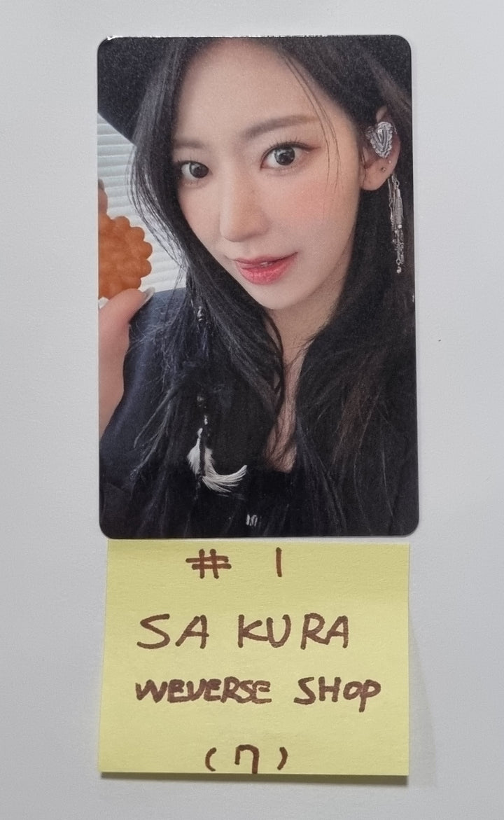 LE SSERAFIM "UNFORGIVEN" - Weverse Shop Fansign Event Photocard - HALLYUSUPERSTORE