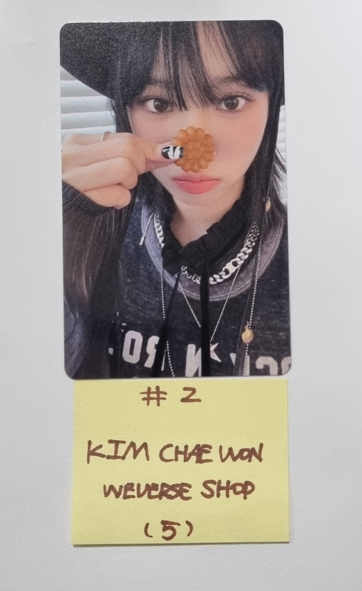 LE SSERAFIM "UNFORGIVEN" - Weverse Shop Fansign Event Photocard - HALLYUSUPERSTORE