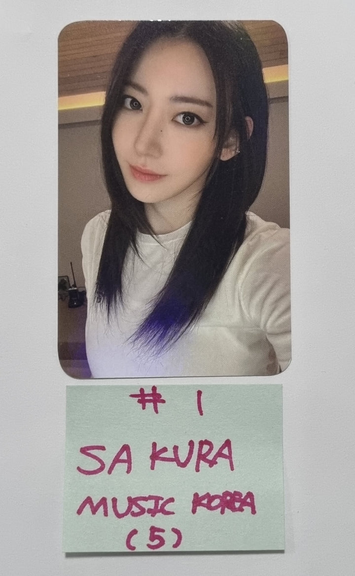 LE SSERAFIM "UNFORGIVEN" - Music Korea Pre-Order Benefit Hologram Photocard - HALLYUSUPERSTORE