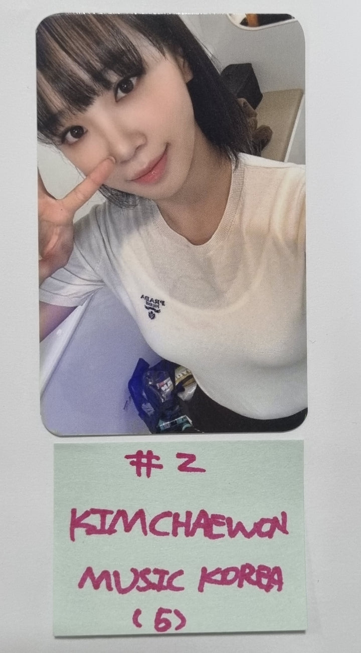 LE SSERAFIM "UNFORGIVEN" - Music Korea Pre-Order Benefit Hologram Photocard - HALLYUSUPERSTORE