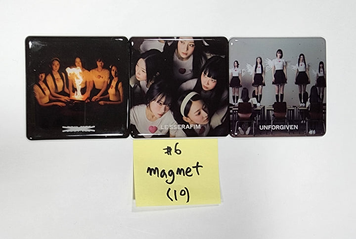 LE SSERAFIM "UNFORGIVEN" - Weverse Shop Pre-Order Benefit Photocard, Magnet Set, Photo Stand - HALLYUSUPERSTORE