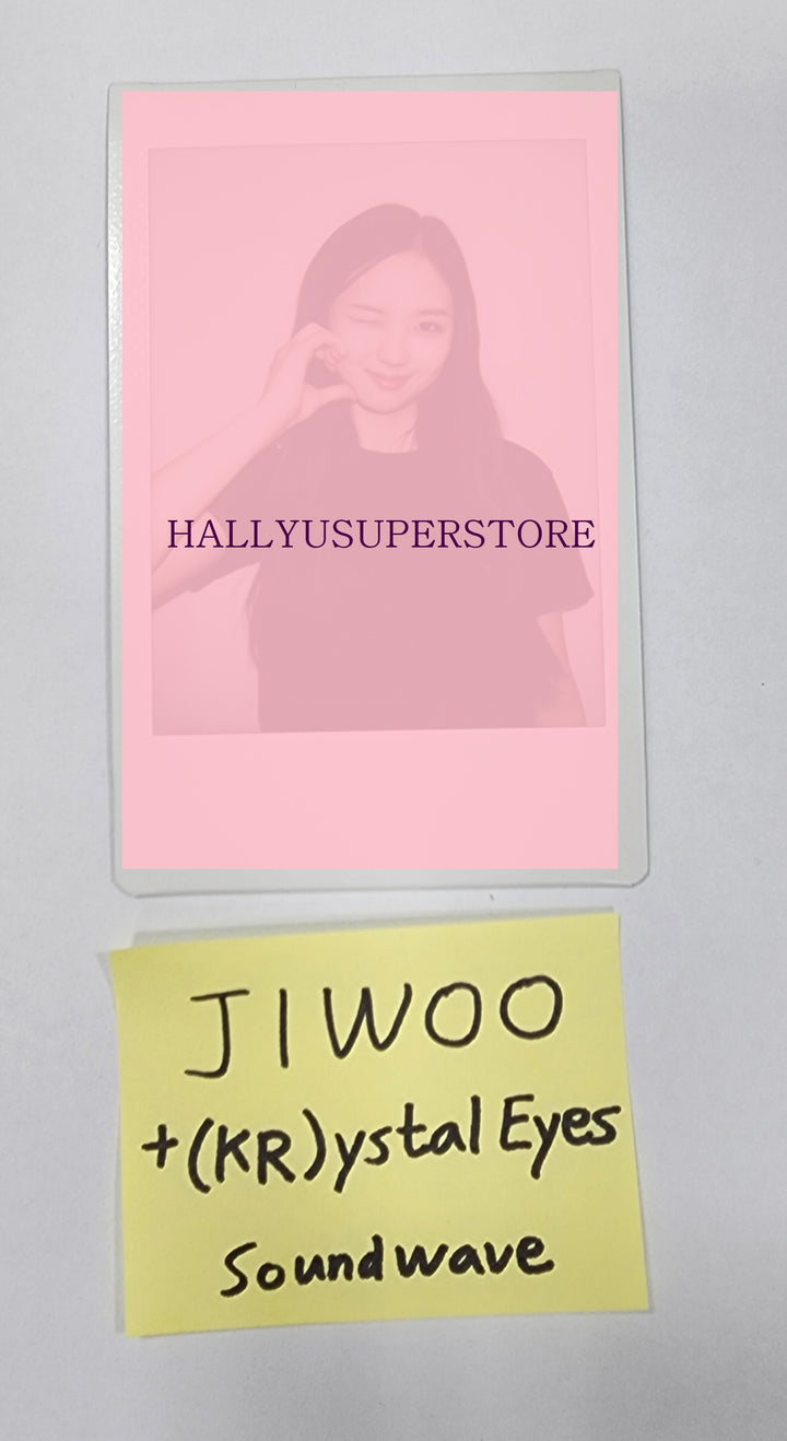JIWOO (Of +(KR)ystal Eyes) "AESTHETIC" - Soundwave Fansign Event Polaroid - HALLYUSUPERSTORE