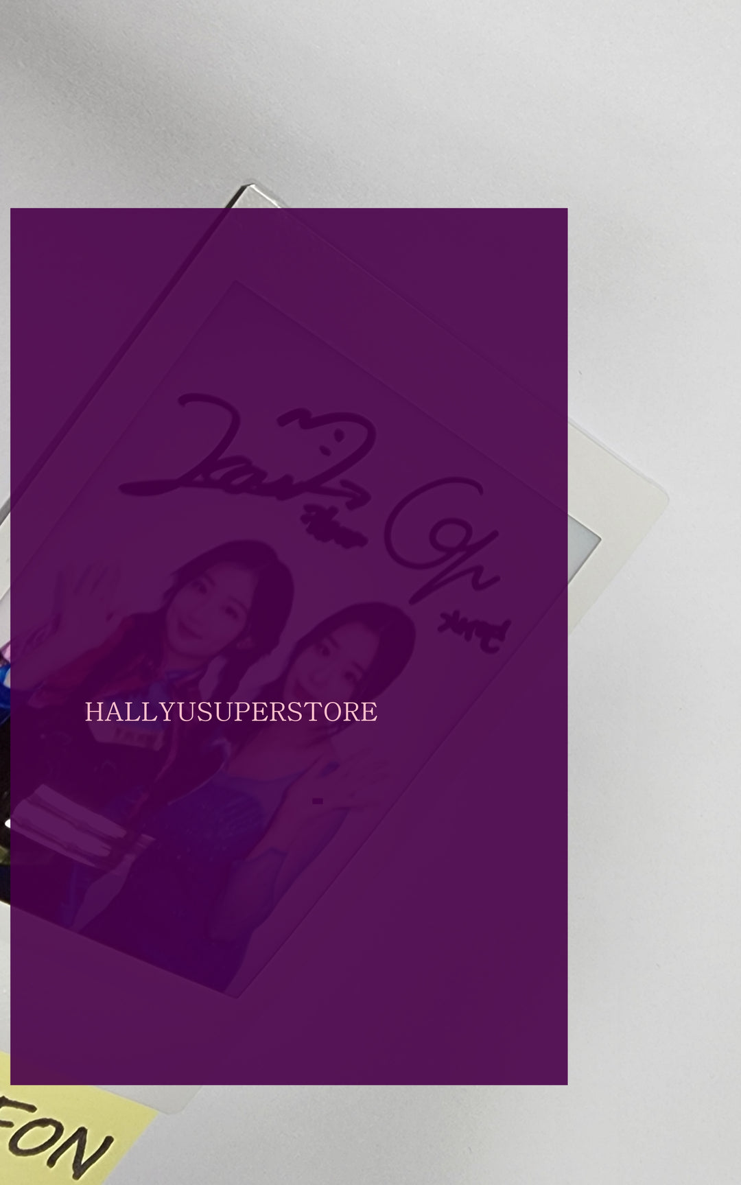 Chae Yeon & Kaede (Of TripleS) "ASSEMBLE" - Hand Autographed(Signed) Polaroid - HALLYUSUPERSTORE