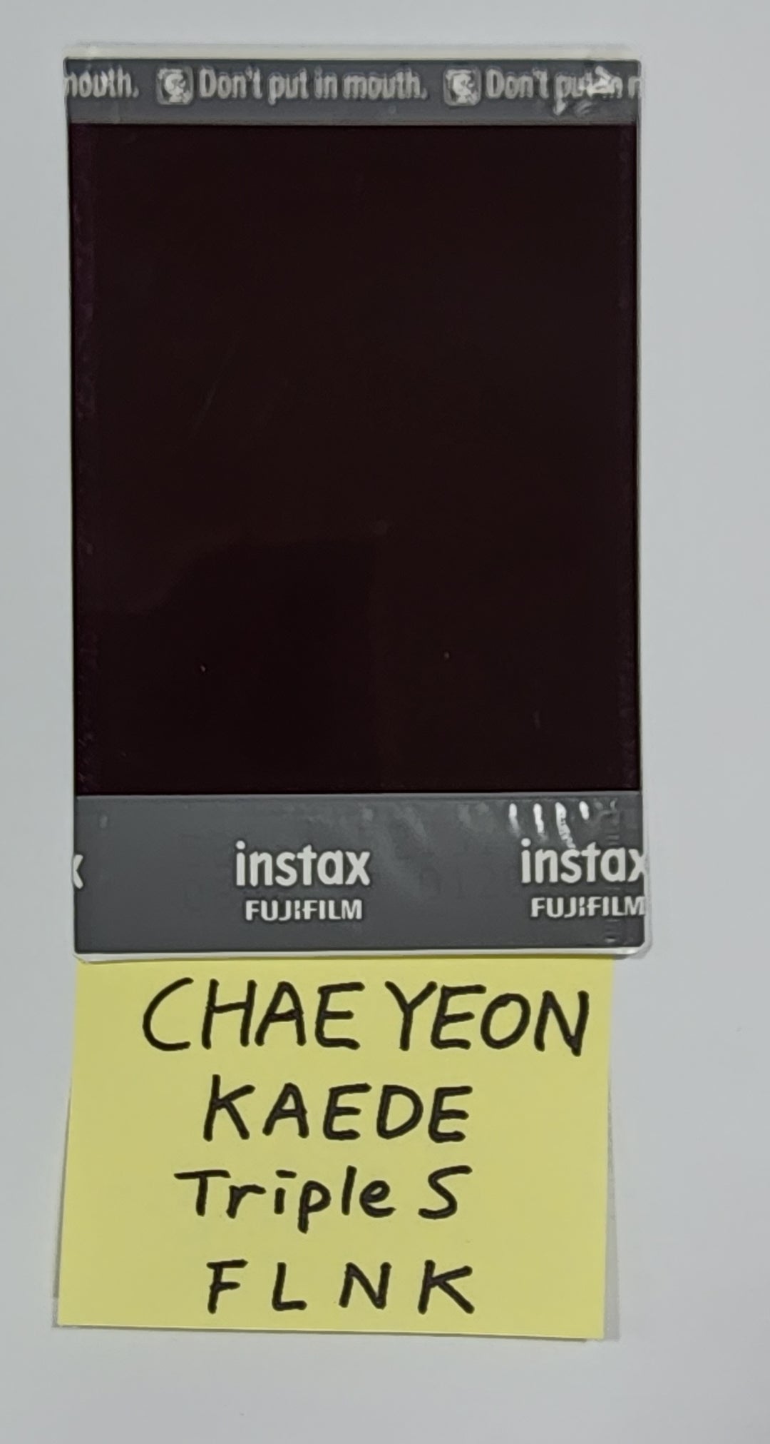 Chae Yeon & Kaede (Of TripleS) "ASSEMBLE" - Hand Autographed(Signed) Polaroid - HALLYUSUPERSTORE