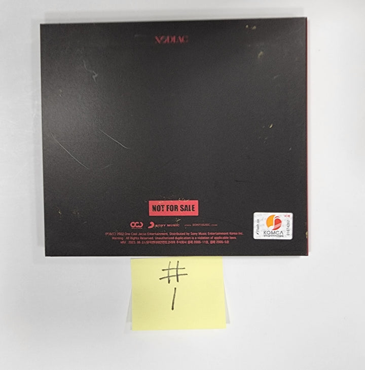 XODIAC "THROW A DICE" - Hand Autographed(Signed) Promo Album - HALLYUSUPERSTORE