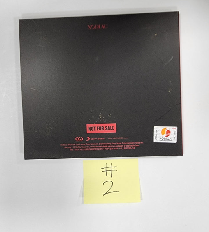 XODIAC "THROW A DICE" - Hand Autographed(Signed) Promo Album - HALLYUSUPERSTORE