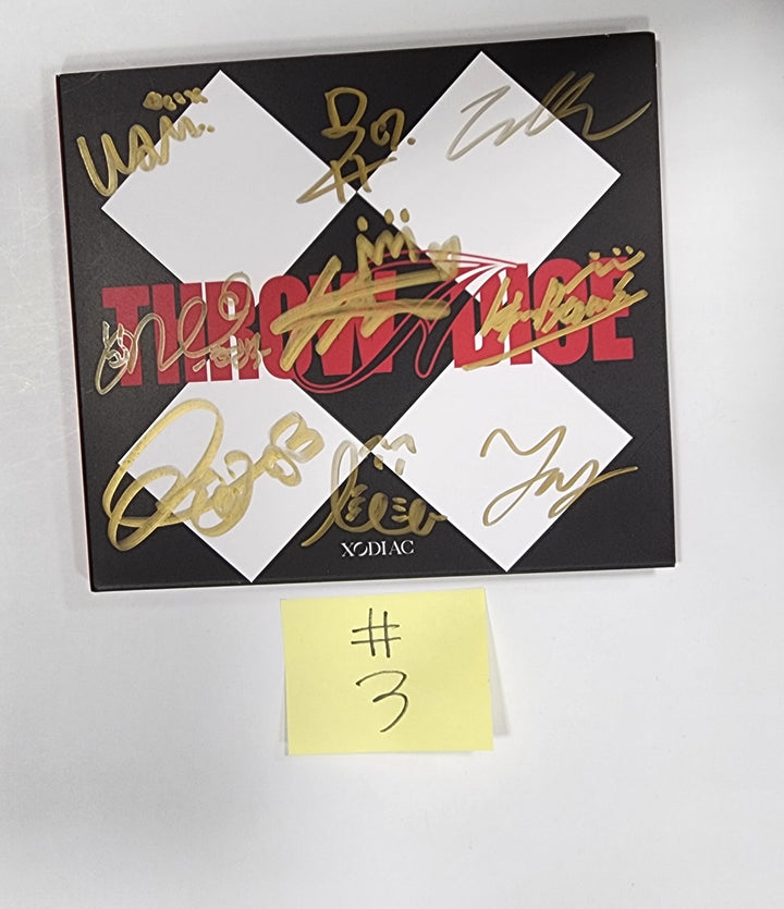 XODIAC "THROW A DICE" - Hand Autographed(Signed) Promo Album - HALLYUSUPERSTORE