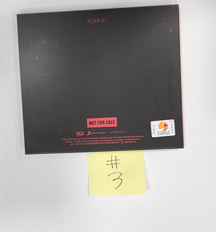 XODIAC "THROW A DICE" - Hand Autographed(Signed) Promo Album - HALLYUSUPERSTORE