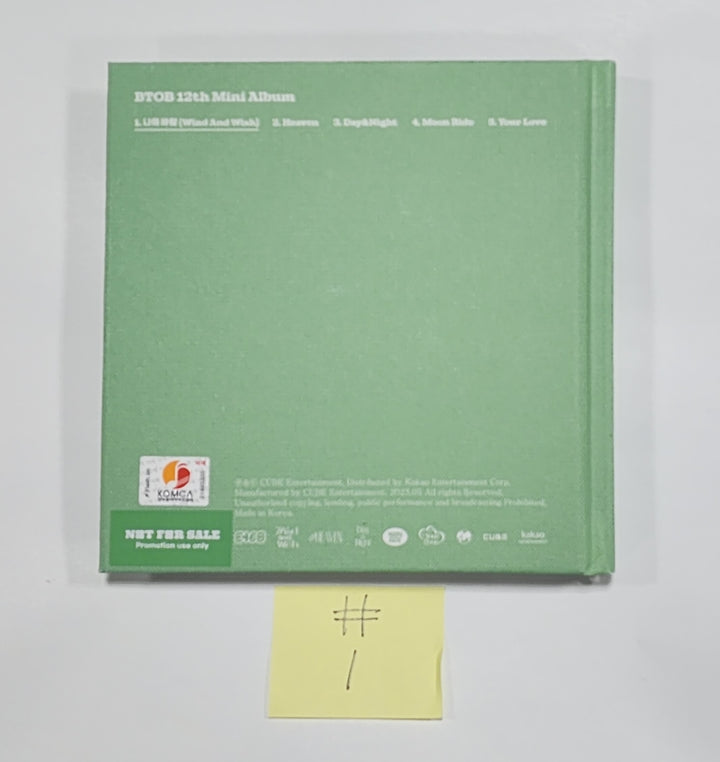 BTOB "WIND AND WISH" - Hand Autographed(Signed) Promo Album - HALLYUSUPERSTORE