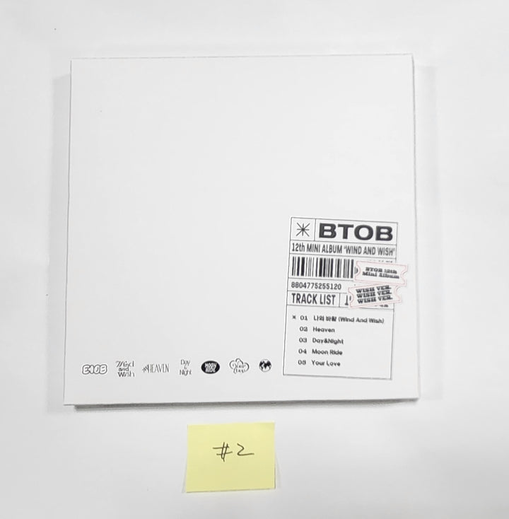BTOB "WIND AND WISH" - Hand Autographed(Signed) Promo Album - HALLYUSUPERSTORE