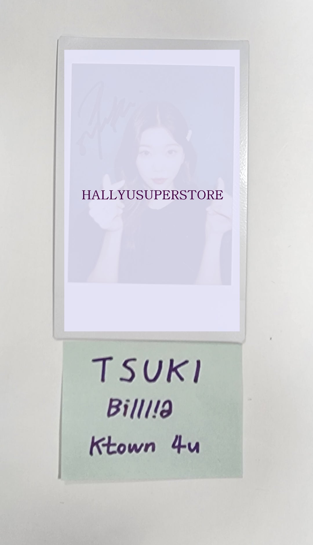 Tsuki (of billlie) - Hand Autographed(Signed) Polaroid - HALLYUSUPERSTORE