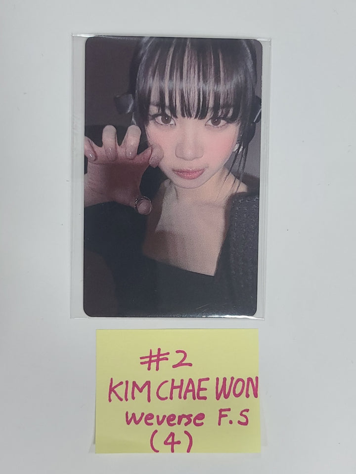 LE SSERAFIM "UNFORGIVEN" - Weverse Shop Fansign Event Photocard Round 2 - HALLYUSUPERSTORE