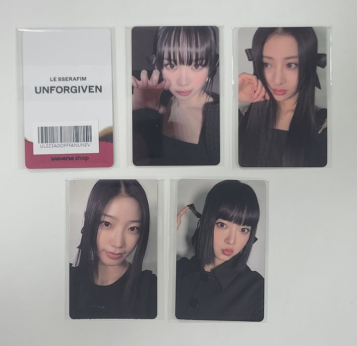 LE SSERAFIM "UNFORGIVEN" - Weverse Shop Fansign Event Photocard Round 2 - HALLYUSUPERSTORE
