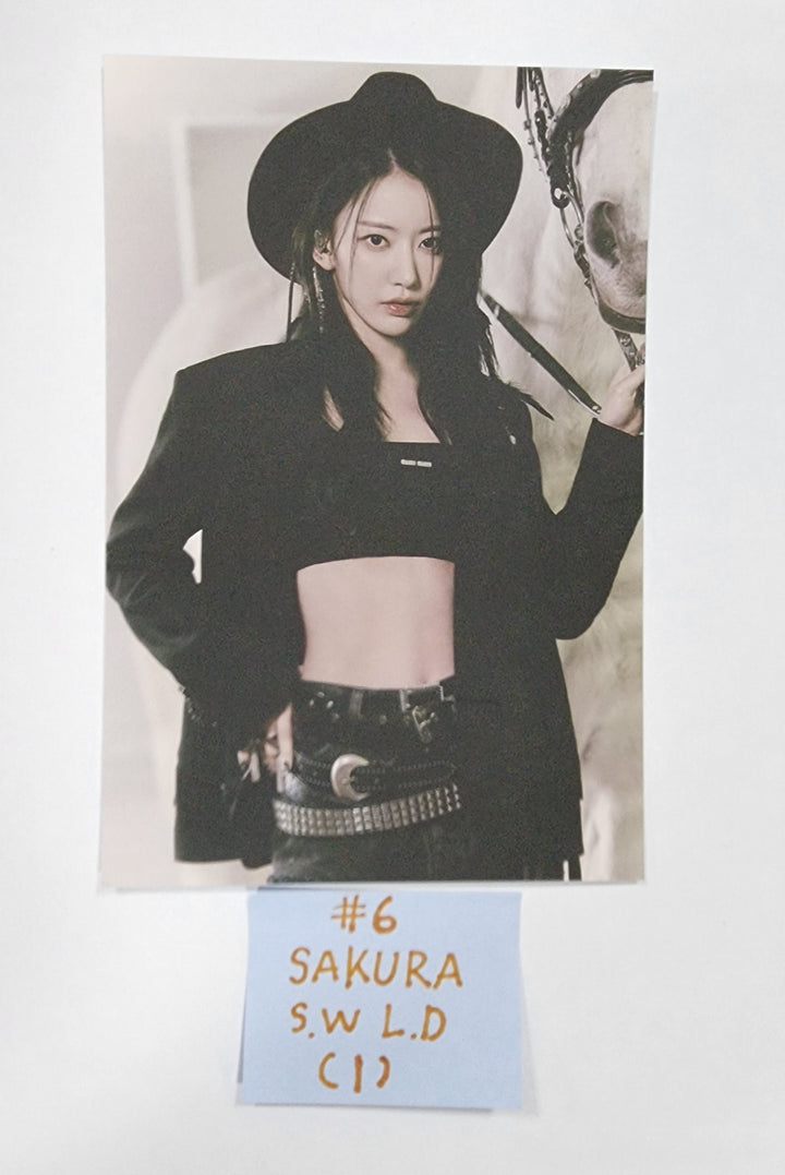 LE SSERAFIM "UNFORGIVEN" - Soundwave Lucky Draw Event Photocard & Postcard - HALLYUSUPERSTORE