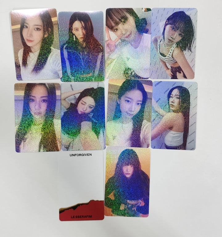 LE SSERAFIM "UNFORGIVEN" - Music Plant Pre-Order Benefit Hologram Photocard - HALLYUSUPERSTORE
