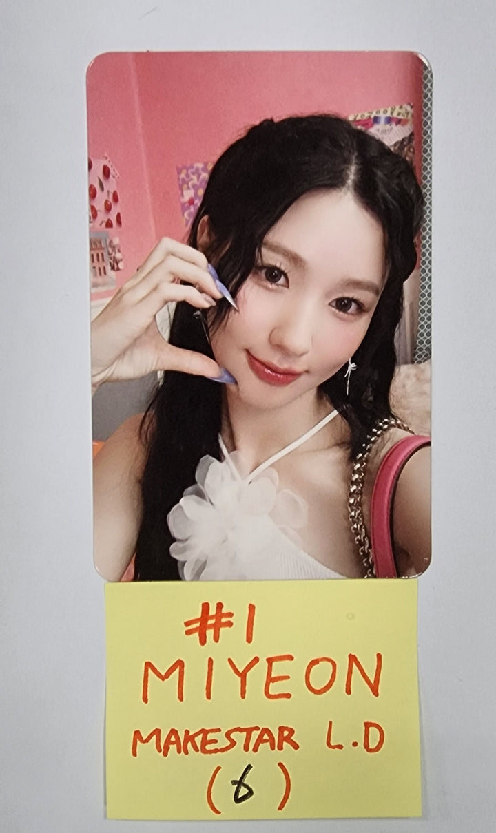 (g) I-DLE "I Feel" - Makestar Lucky Draw Event Photocard - HALLYUSUPERSTORE