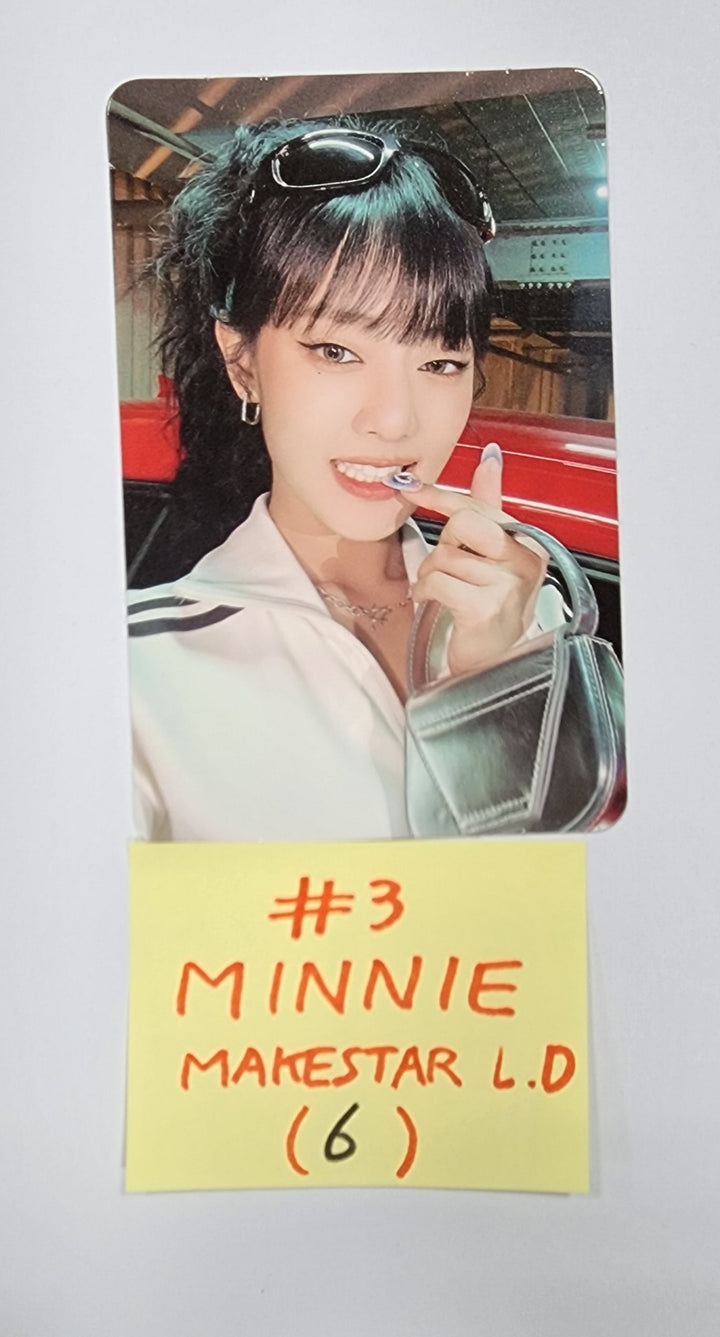 (g) I-DLE "I Feel" - Makestar Lucky Draw Event Photocard - HALLYUSUPERSTORE