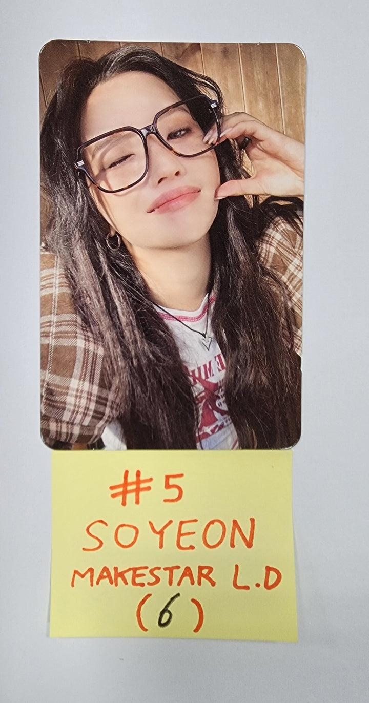 (g) I-DLE "I Feel" - Makestar Lucky Draw Event Photocard - HALLYUSUPERSTORE