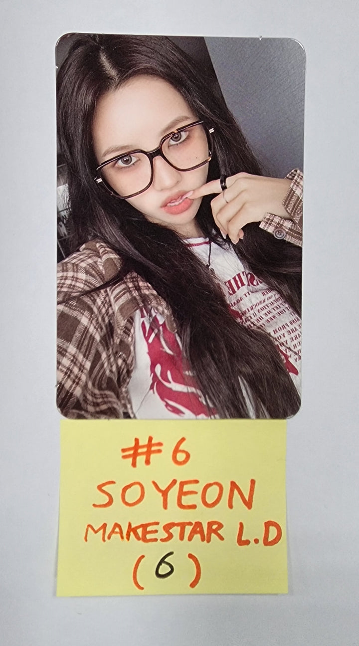 (g) I-DLE "I Feel" - Makestar Lucky Draw Event Photocard - HALLYUSUPERSTORE