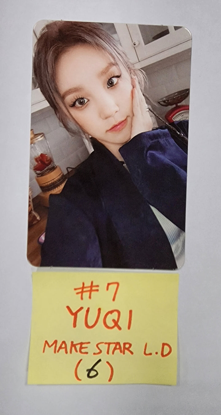(g) I-DLE "I Feel" - Makestar Lucky Draw Event Photocard - HALLYUSUPERSTORE
