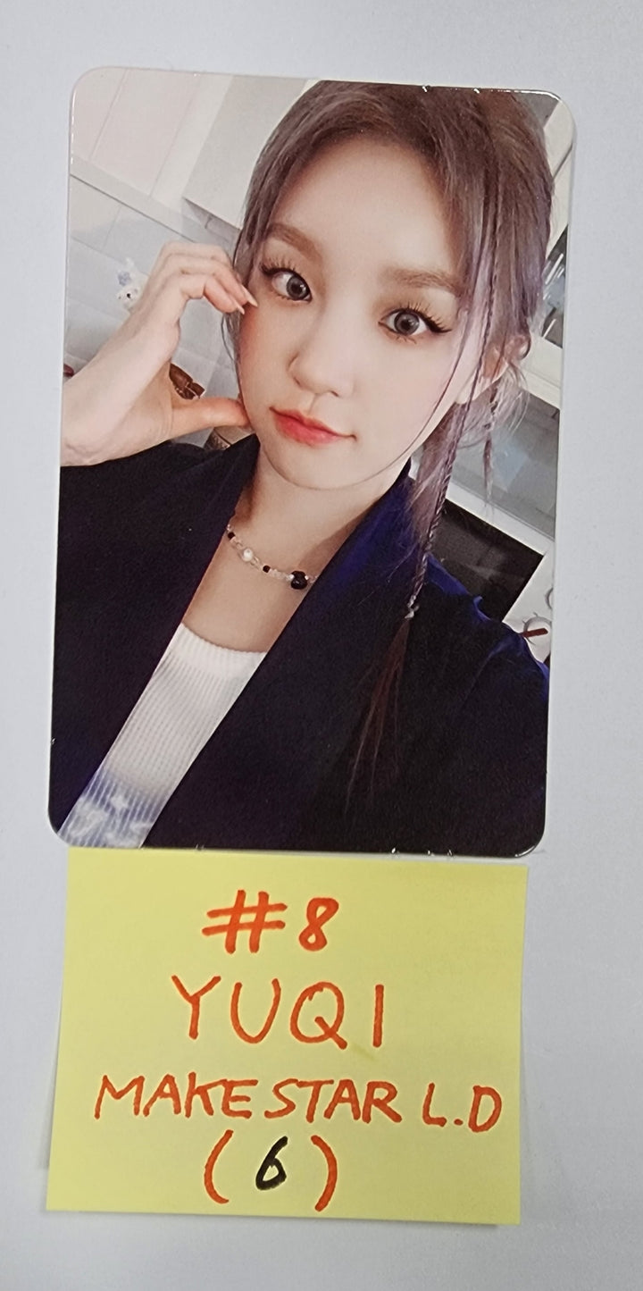 (g) I-DLE "I Feel" - Makestar Lucky Draw Event Photocard - HALLYUSUPERSTORE