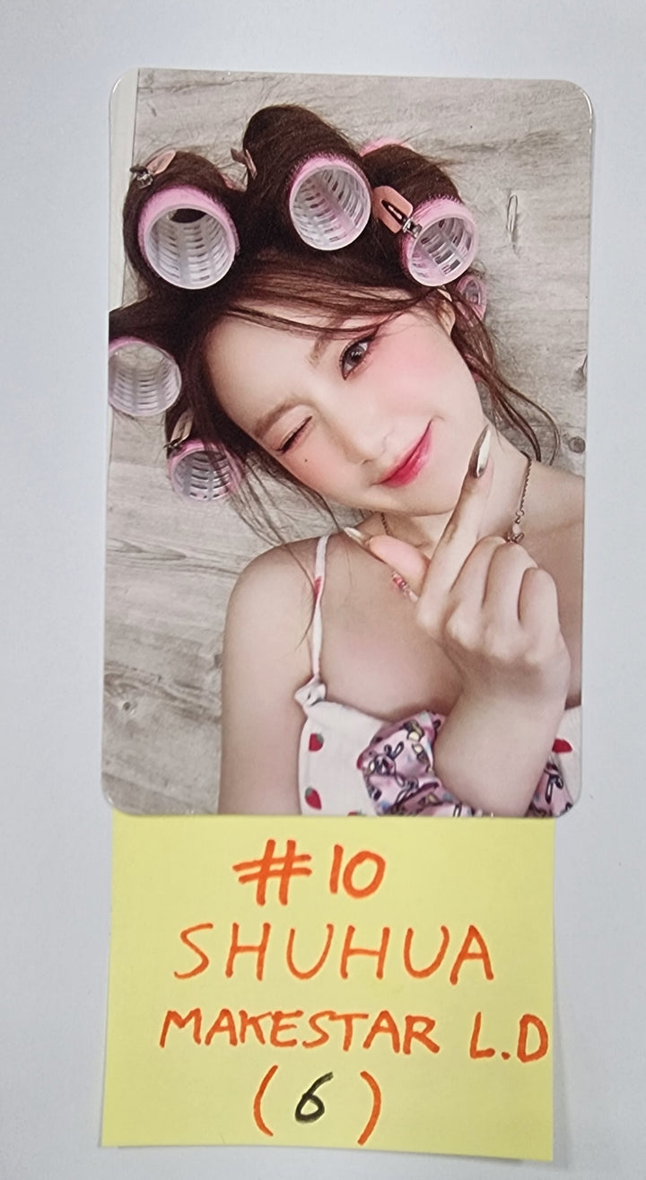 (g) I-DLE "I Feel" - Makestar Lucky Draw Event Photocard - HALLYUSUPERSTORE