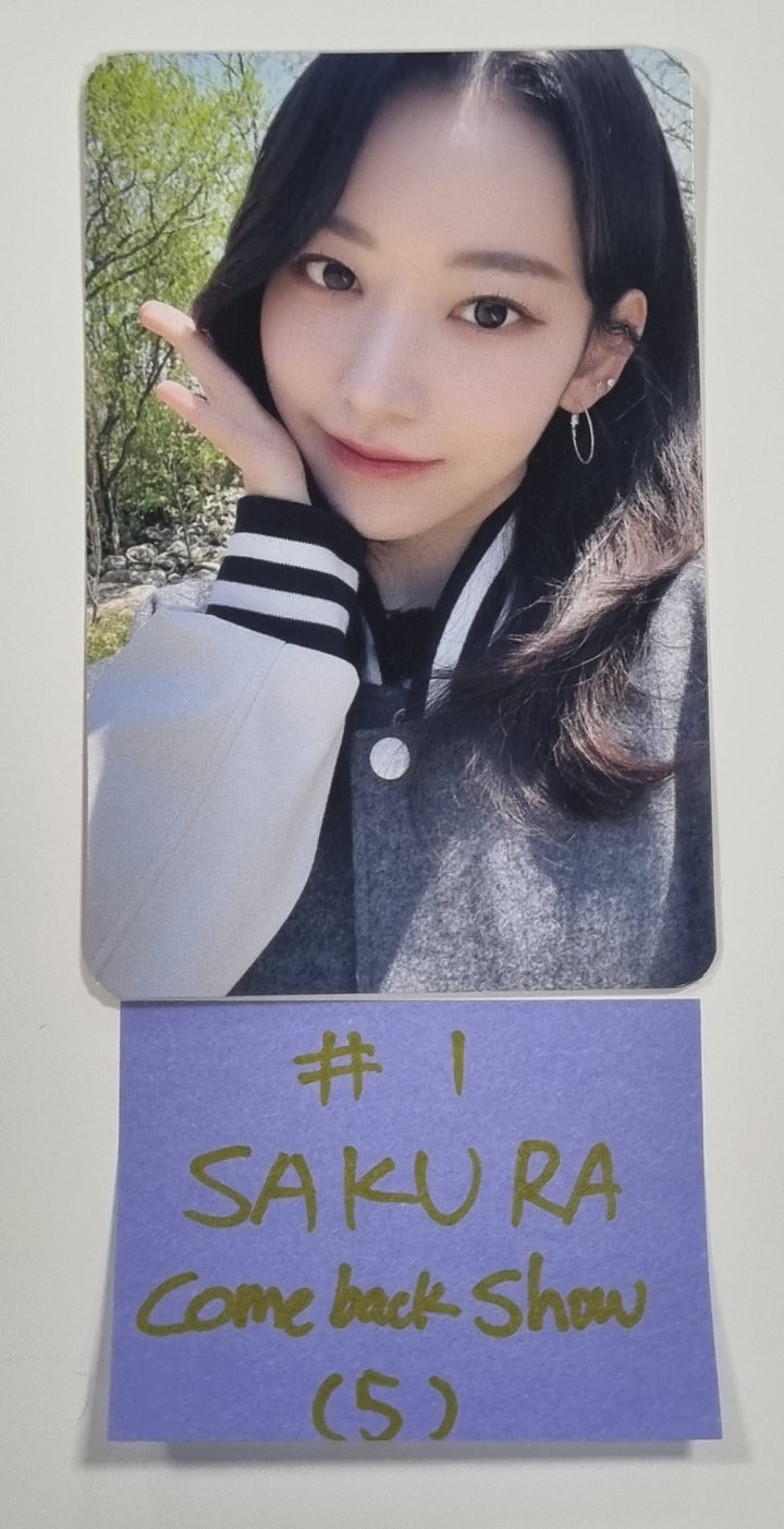 LE SSERAFIM "UNFORGIVEN" - Come Back Show Event Photocard - HALLYUSUPERSTORE