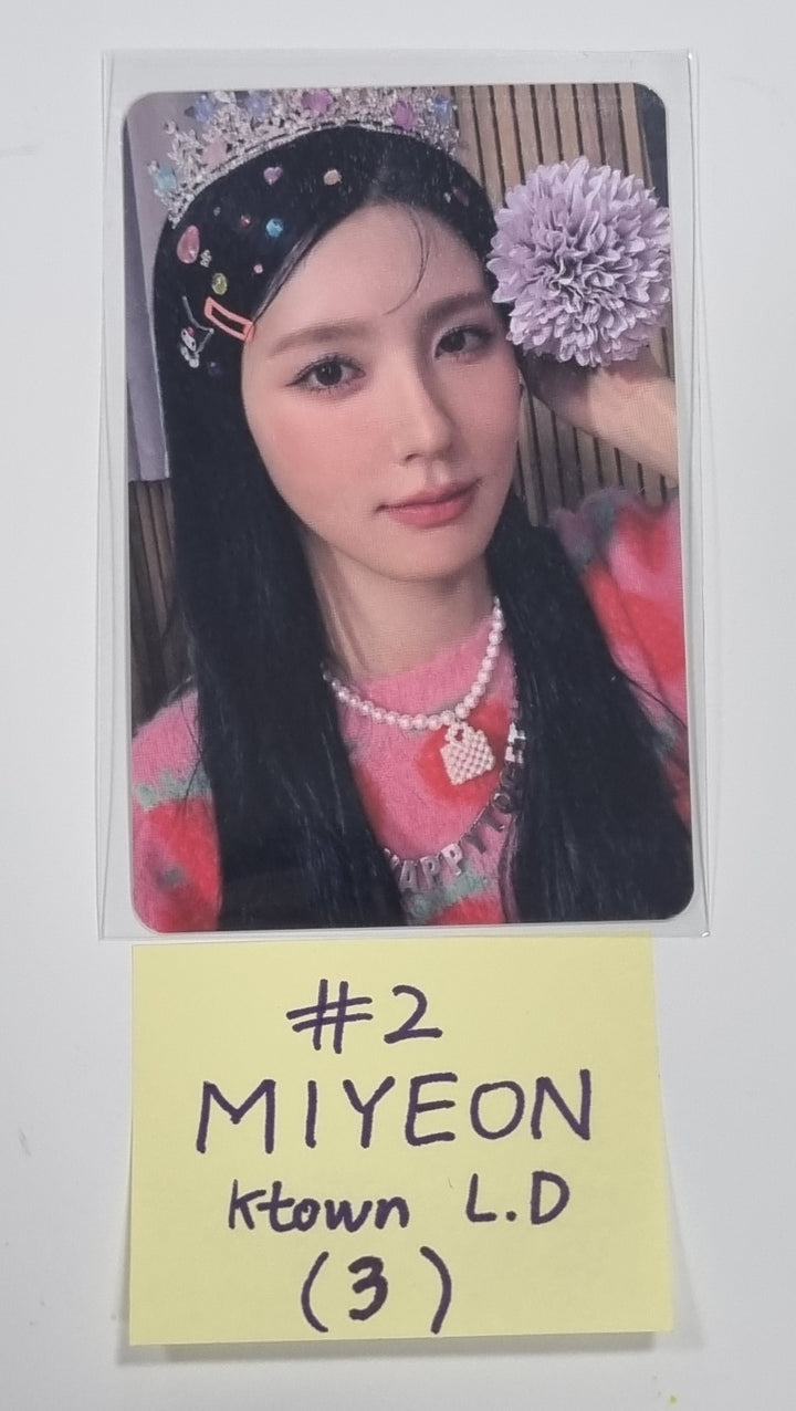 (g) I-DLE "I Feel" - Ktown4U Lucky Draw & Drink Event Photocard - HALLYUSUPERSTORE
