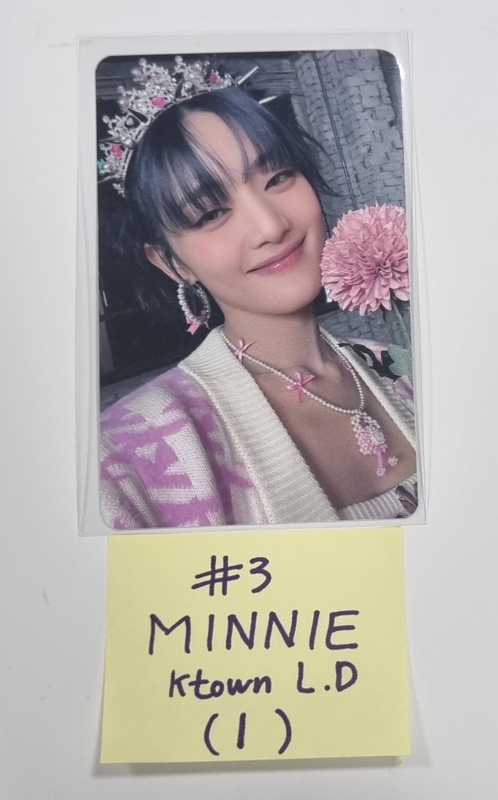 (g) I-DLE "I Feel" - Ktown4U Lucky Draw & Drink Event Photocard - HALLYUSUPERSTORE
