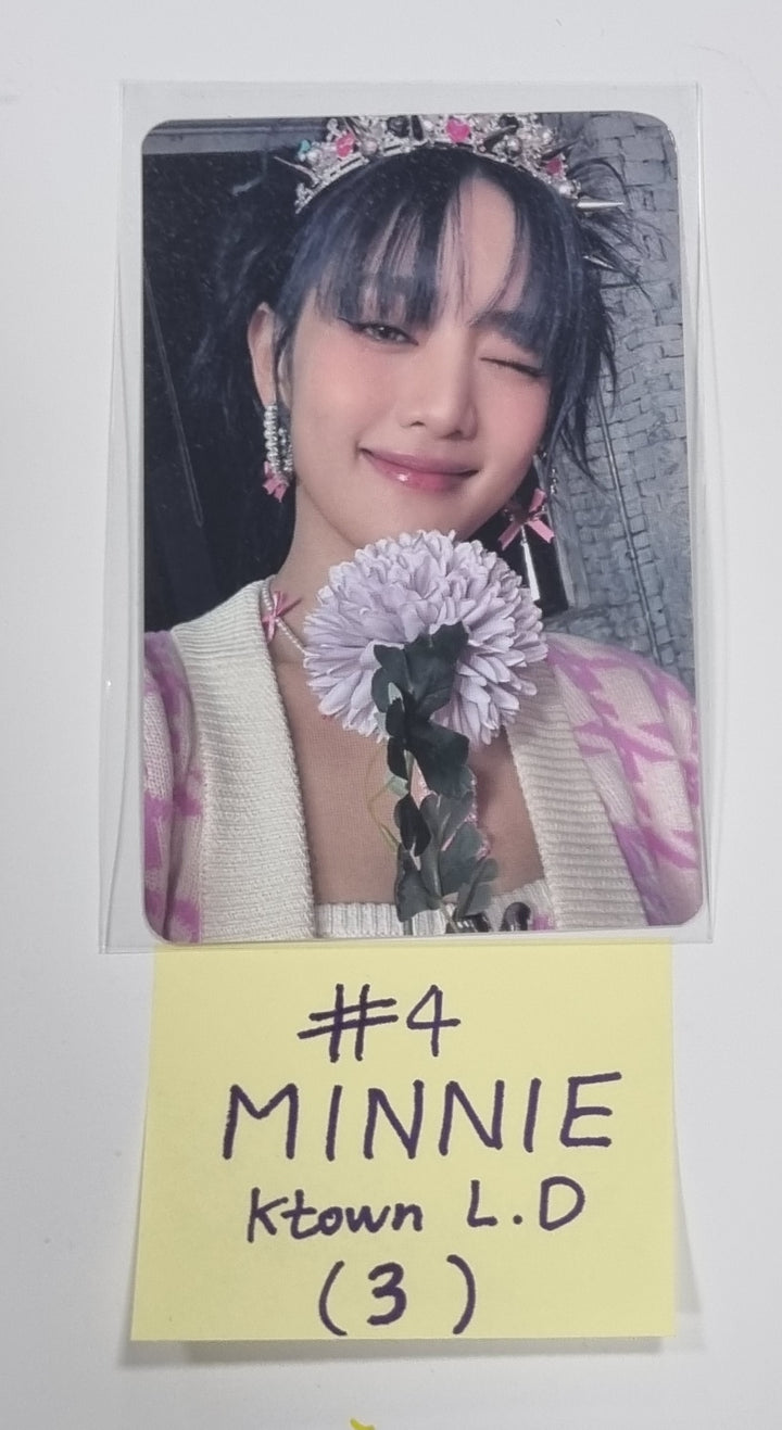 (g) I-DLE "I Feel" - Ktown4U Lucky Draw & Drink Event Photocard - HALLYUSUPERSTORE