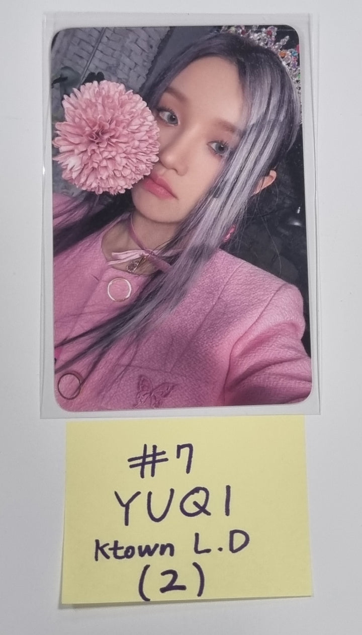 (g) I-DLE "I Feel" - Ktown4U Lucky Draw & Drink Event Photocard - HALLYUSUPERSTORE