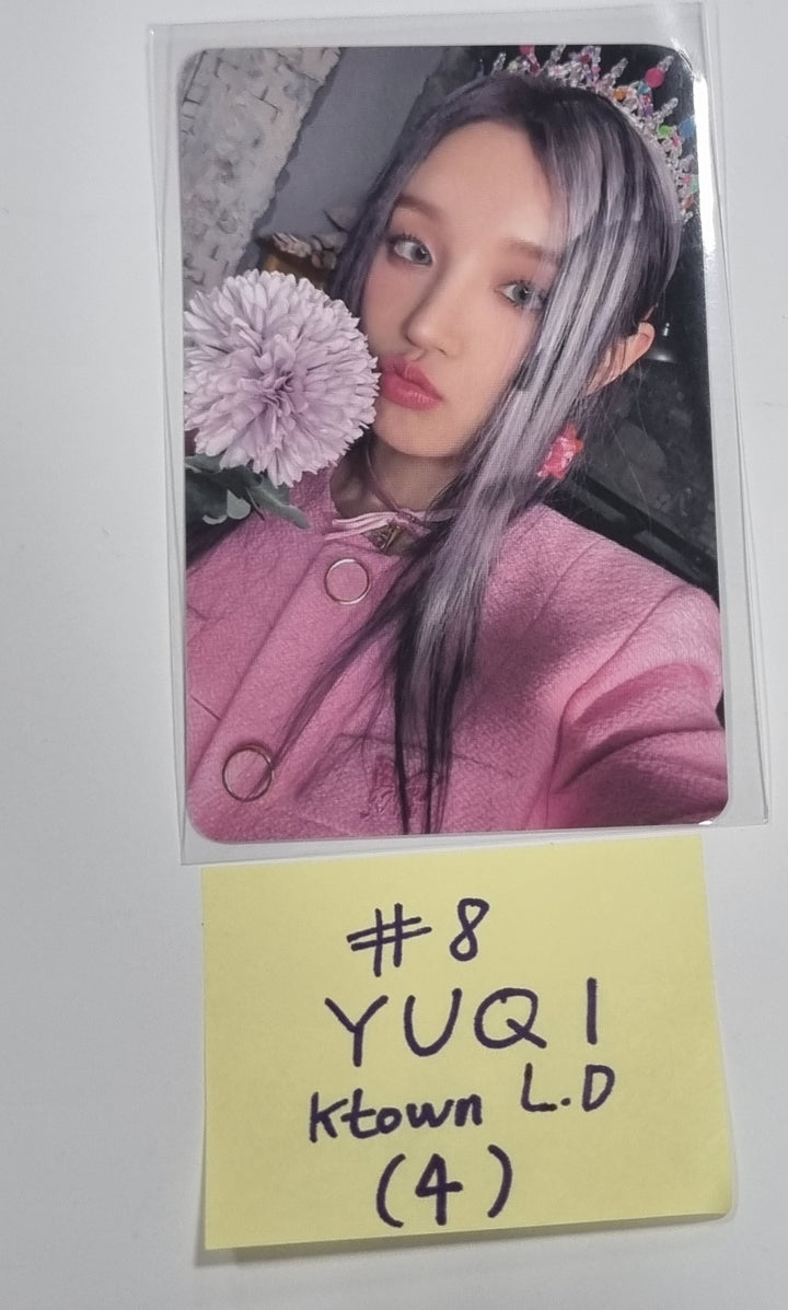 (g) I-DLE "I Feel" - Ktown4U Lucky Draw & Drink Event Photocard - HALLYUSUPERSTORE