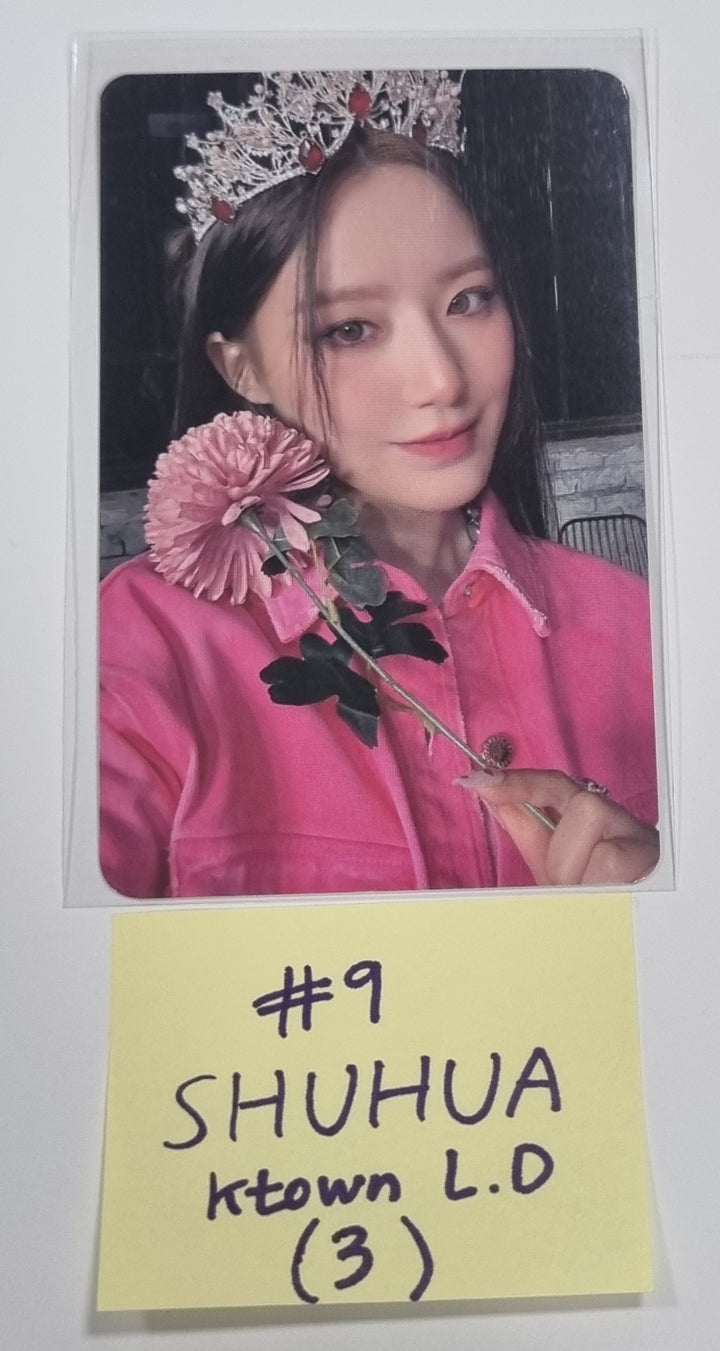 (g) I-DLE "I Feel" - Ktown4U Lucky Draw & Drink Event Photocard - HALLYUSUPERSTORE
