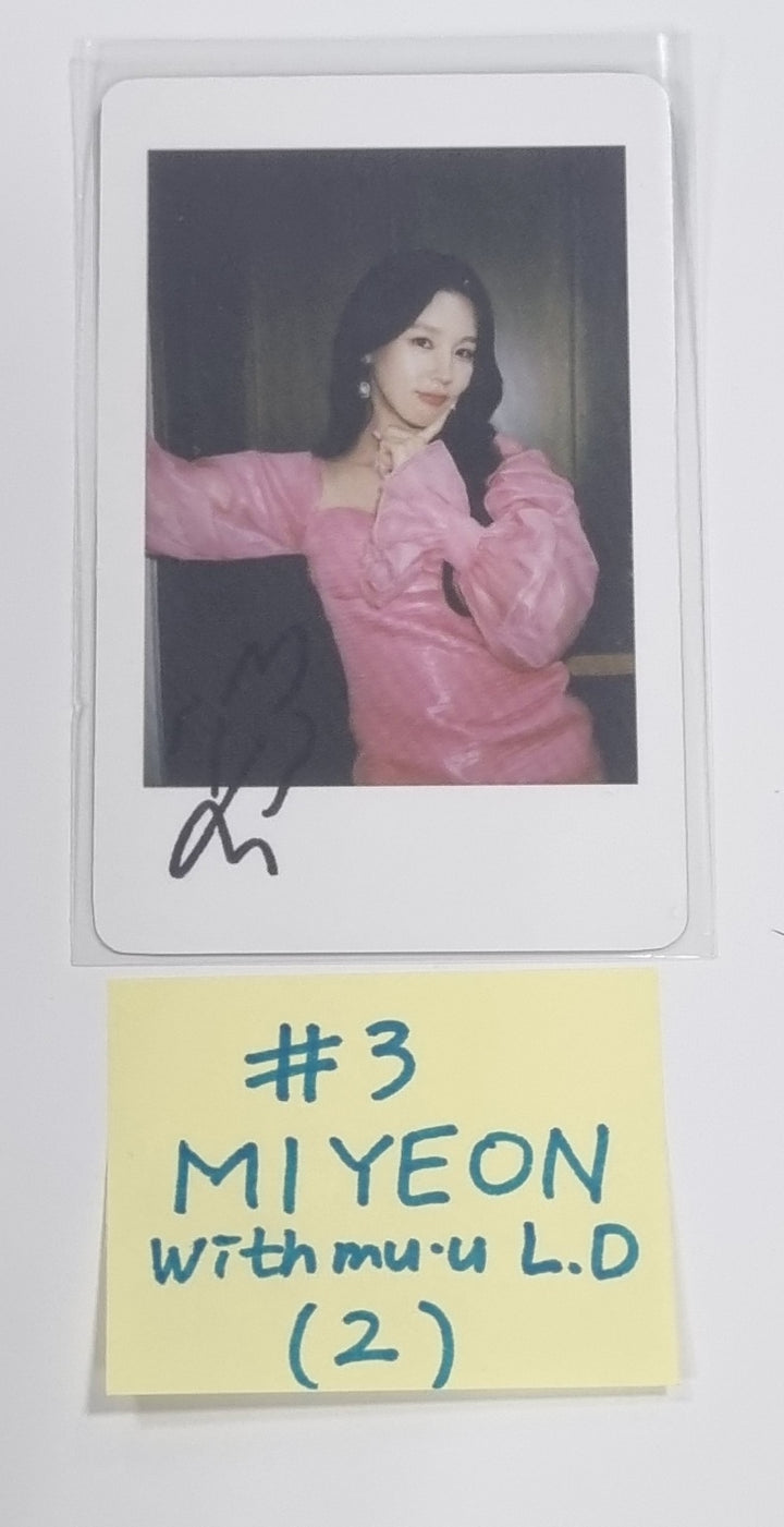 (g) I-DLE "I Feel" - Withmuu Lucky Draw (PVC) & Drink Event Photocard - HALLYUSUPERSTORE