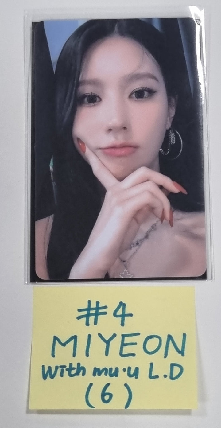 (g) I-DLE "I Feel" - Withmuu Lucky Draw (PVC) & Drink Event Photocard - HALLYUSUPERSTORE