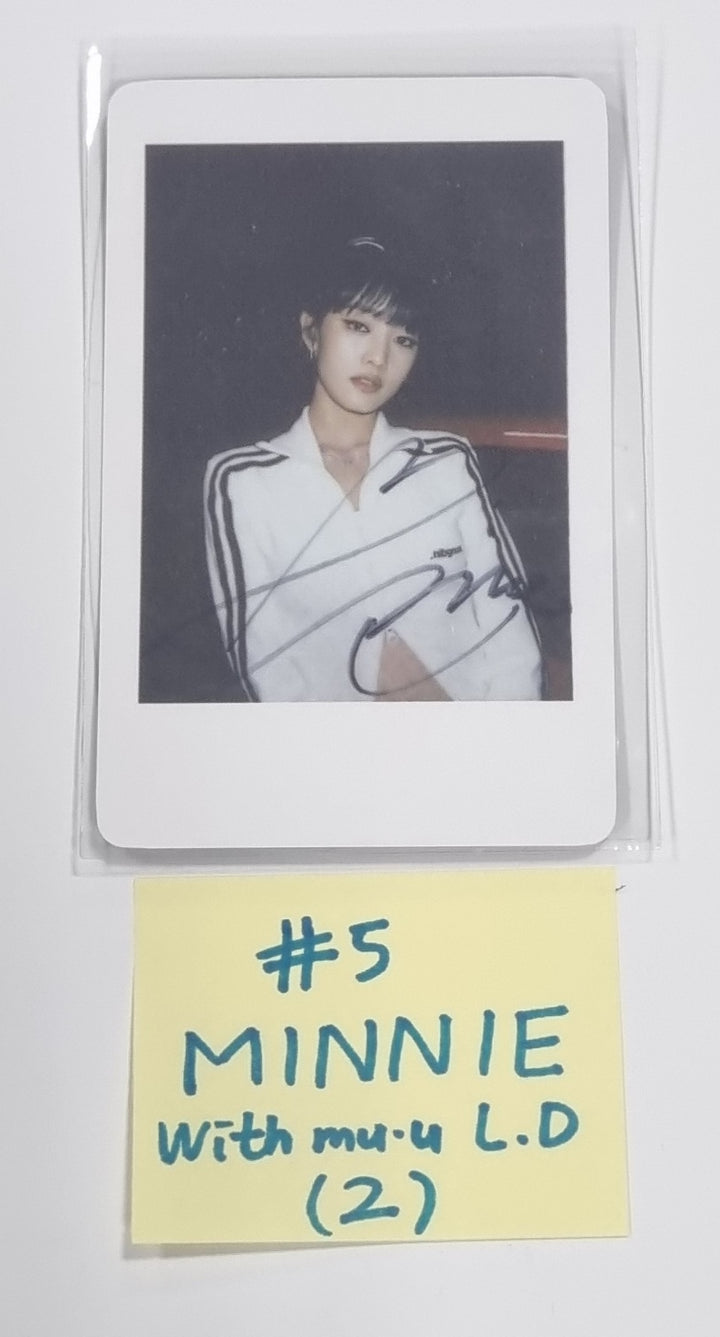 (g) I-DLE "I Feel" - Withmuu Lucky Draw (PVC) & Drink Event Photocard - HALLYUSUPERSTORE