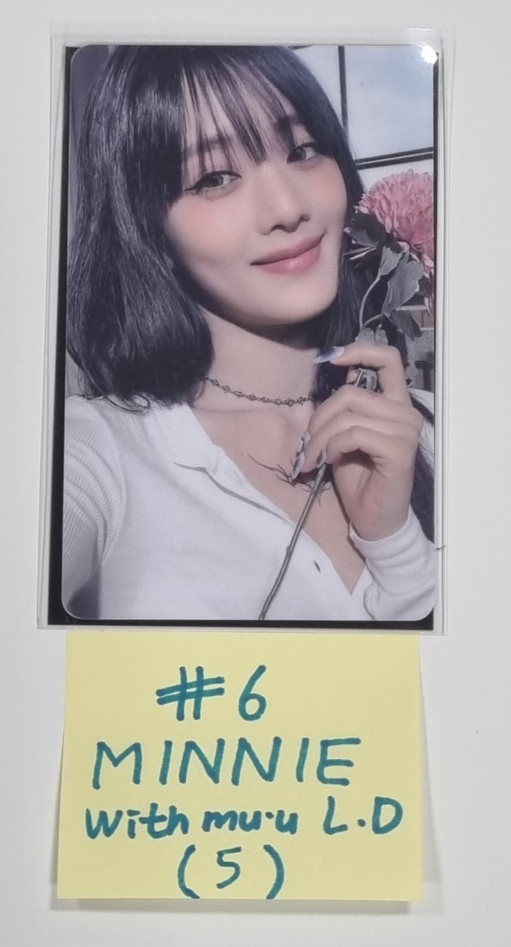 (g) I-DLE "I Feel" - Withmuu Lucky Draw (PVC) & Drink Event Photocard - HALLYUSUPERSTORE