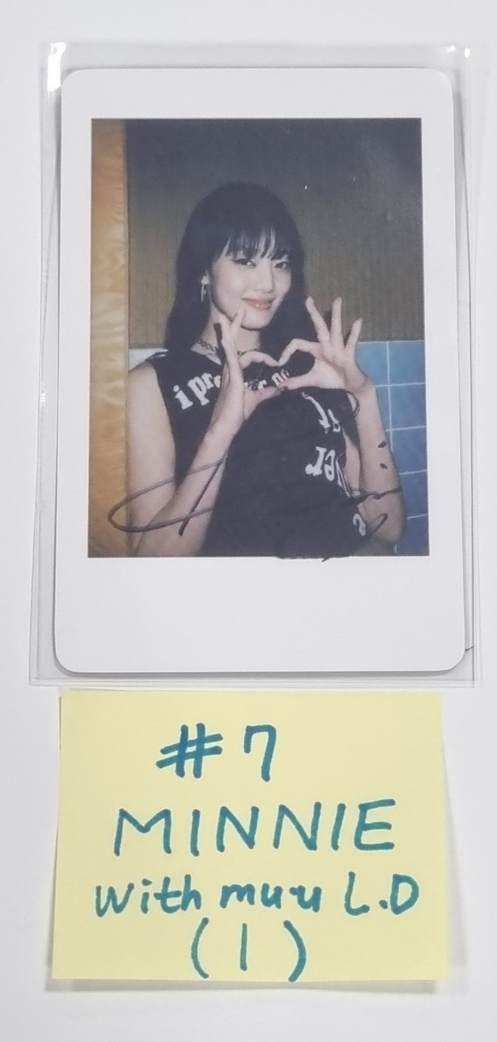 (g) I-DLE "I Feel" - Withmuu Lucky Draw (PVC) & Drink Event Photocard - HALLYUSUPERSTORE