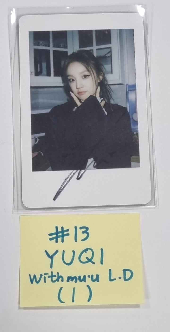 (g) I-DLE "I Feel" - Withmuu Lucky Draw (PVC) & Drink Event Photocard - HALLYUSUPERSTORE