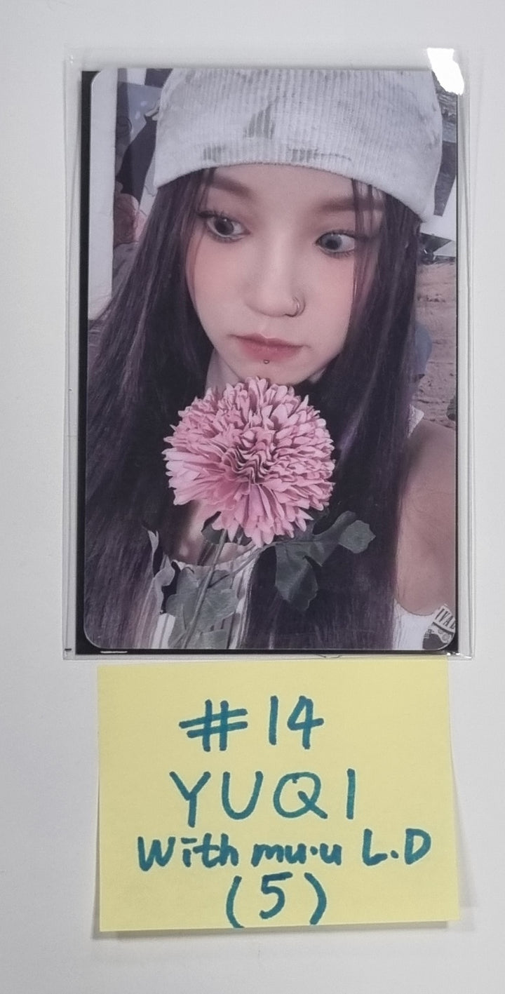 (g) I-DLE "I Feel" - Withmuu Lucky Draw (PVC) & Drink Event Photocard - HALLYUSUPERSTORE