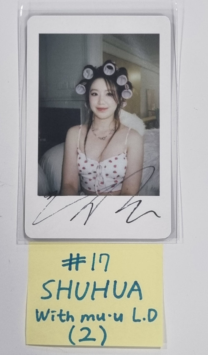 (g) I-DLE "I Feel" - Withmuu Lucky Draw (PVC) & Drink Event Photocard - HALLYUSUPERSTORE