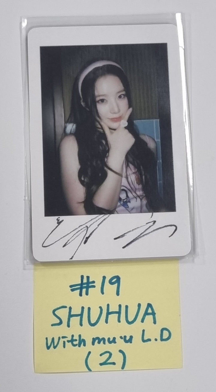 (g) I-DLE "I Feel" - Withmuu Lucky Draw (PVC) & Drink Event Photocard - HALLYUSUPERSTORE