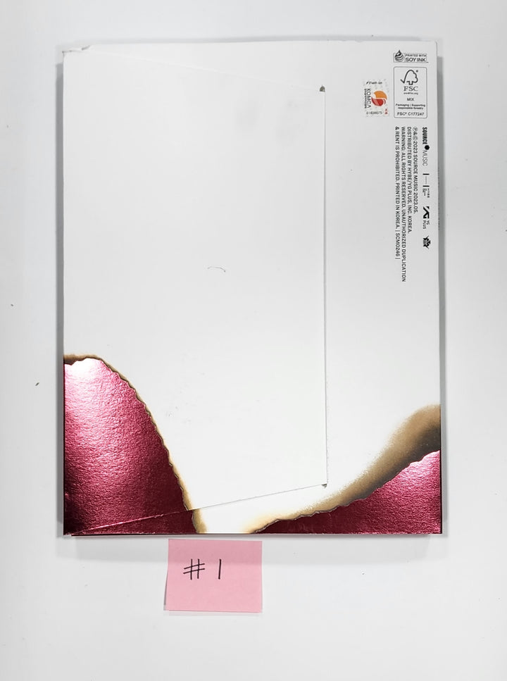 LE SSERAFIM "UNFORGIVEN" - Hand Autographed(Signed) Promo Album - HALLYUSUPERSTORE