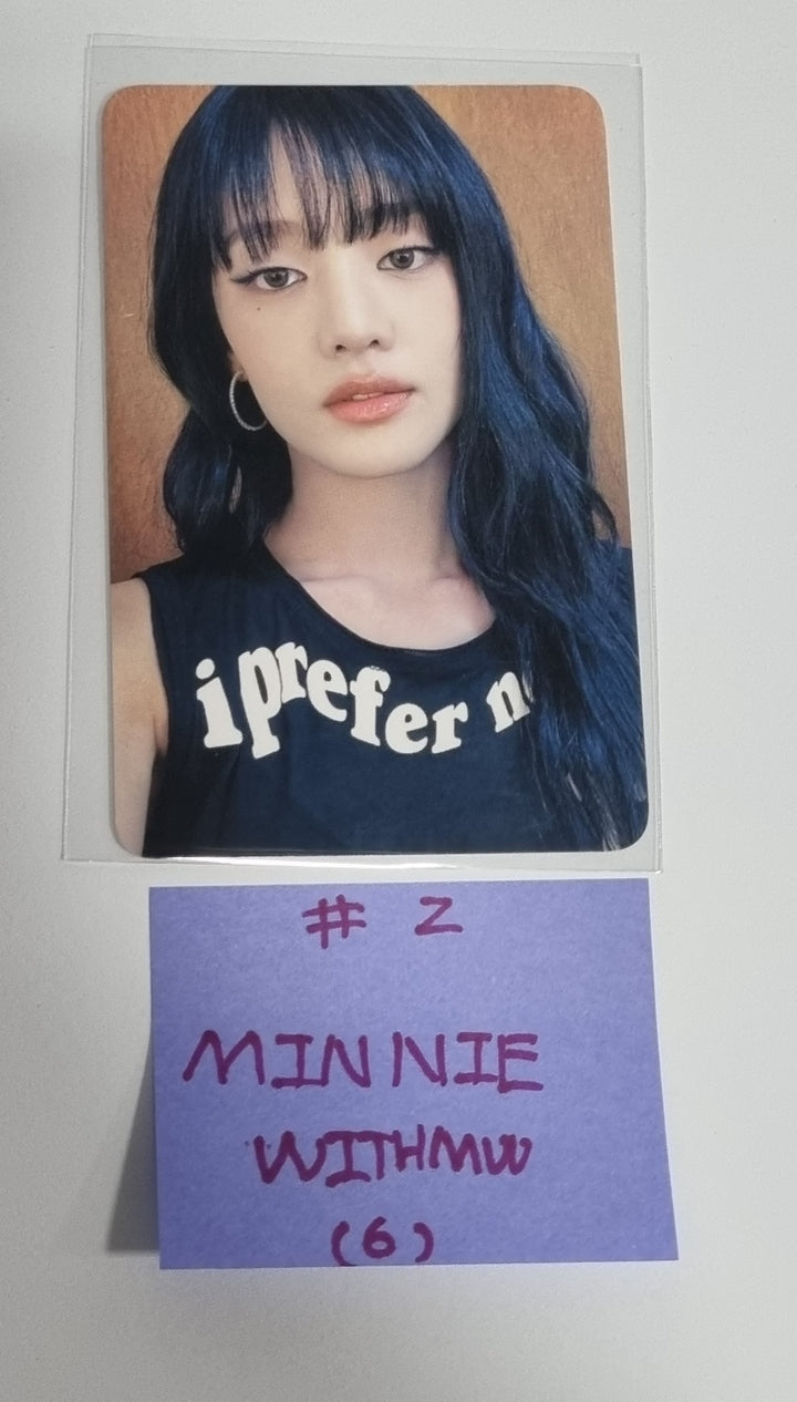 (g) I-DLE "I Feel" - Withmuu Pre-Order Benefit Photocard - HALLYUSUPERSTORE