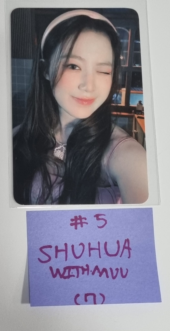 (g) I-DLE "I Feel" - Withmuu Pre-Order Benefit Photocard - HALLYUSUPERSTORE